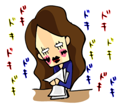 Square people who talk come sticker #10011878