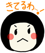 The girl meets ART sticker #10012494