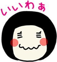 The girl meets ART sticker #10012495