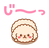 So lovely toy Poodle sticker #10012581