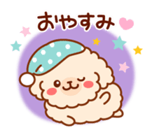 So lovely toy Poodle sticker #10012584