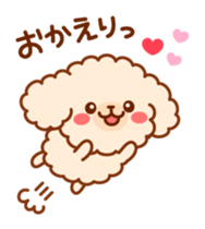 So lovely toy Poodle sticker #10012596