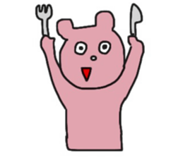 mokichi bear sticker #10012641