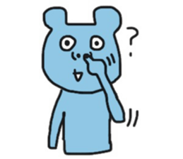 mokichi bear sticker #10012644