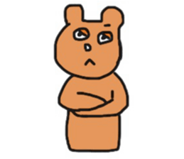 mokichi bear sticker #10012648