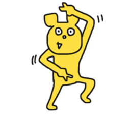 mokichi bear sticker #10012658