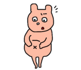 mokichi bear sticker #10012663