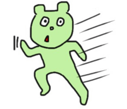 mokichi bear sticker #10012664