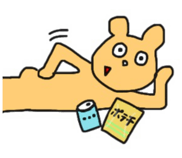 mokichi bear sticker #10012667