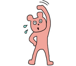 mokichi bear sticker #10012673