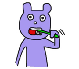 mokichi bear sticker #10012674