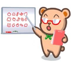Sachi a office bear  2 sticker #10014556