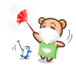 Sachi a office bear  2 sticker #10014560