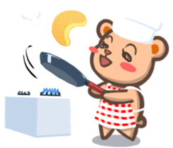 Sachi a office bear  2 sticker #10014561