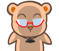 Sachi a office bear  2 sticker #10014564