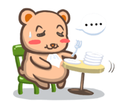 Sachi a office bear  2 sticker #10014568