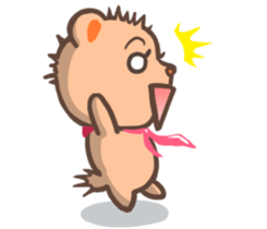 Sachi a office bear  2 sticker #10014573