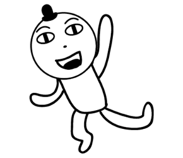 pinky-white man sticker #10014714