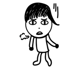 pinky-white man sticker #10014740