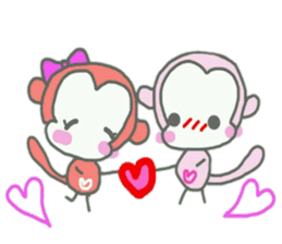 The monkey l'd like to tell. sticker #10014746