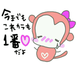 The monkey l'd like to tell. sticker #10014749