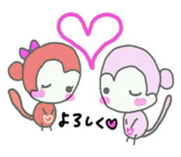 The monkey l'd like to tell. sticker #10014755