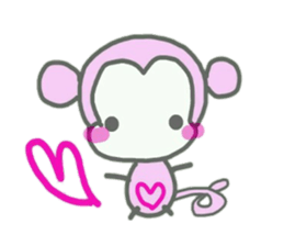 The monkey l'd like to tell. sticker #10014759