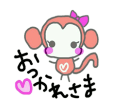 The monkey l'd like to tell. sticker #10014761