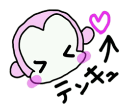 The monkey l'd like to tell. sticker #10014774