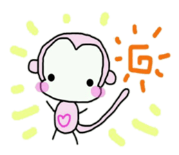 The monkey l'd like to tell. sticker #10014775