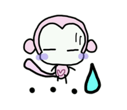 The monkey l'd like to tell. sticker #10014779