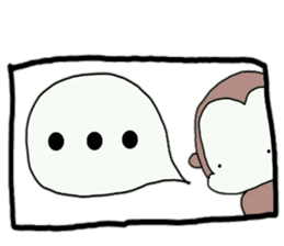 The monkey l'd like to tell. sticker #10014782