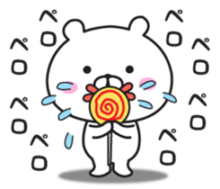 The bear I abuse loosely sticker #10015517