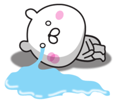 The bear I abuse loosely sticker #10015533