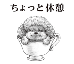 Eloquent dog's sticker #10015675