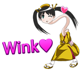 White Day of the specter Girl English sticker #10015711