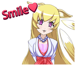 White Day of the specter Girl English sticker #10015724