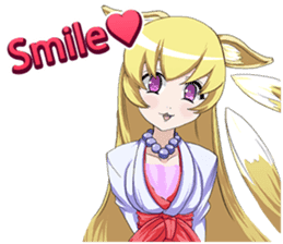 White Day of the specter Girl English sticker #10015724