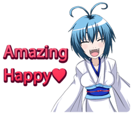 White Day of the specter Girl English sticker #10015726