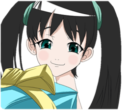 White Day of the specter Girl English sticker #10015735