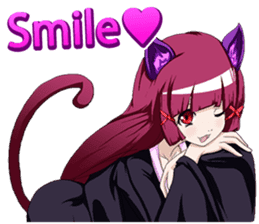 White Day of the specter Girl English sticker #10015737