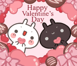 Valentine of the rabbit sticker #10015864