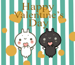 Valentine of the rabbit sticker #10015866