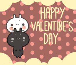 Valentine of the rabbit sticker #10015867