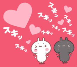 Valentine of the rabbit sticker #10015876