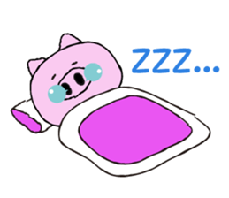 I am a pig. sticker #10015914