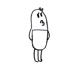 11 beauties,Nasuo,Hilda,Strange animals sticker #10017004