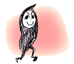 11 beauties,Nasuo,Hilda,Strange animals sticker #10017015