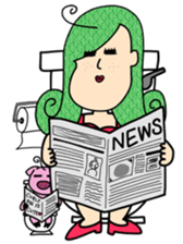 Curly Pig Company sticker #10017242