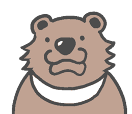 i am bear. not a man. sticker #10017453
